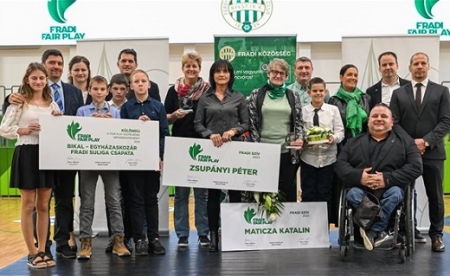 Hetedszer adták át a Fradi Fair Play díjakat